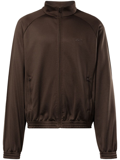 Reebok Special Items Piped-trim Track Jacket In Brown