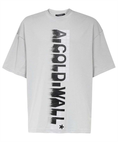 A-cold-wall* A Cold Wall Large Logo T-shirt In Grey