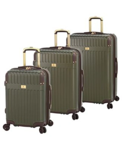 London Fog Brentwood Iii Hardside Luggage Collection In Olive