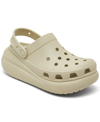 Crocs Classic Platform Lined Womens Clogs Colour: Bone, Size: 5 In Bone