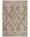D Style Izmir Iz1 7'10" X 10' Area Rug In Mocha