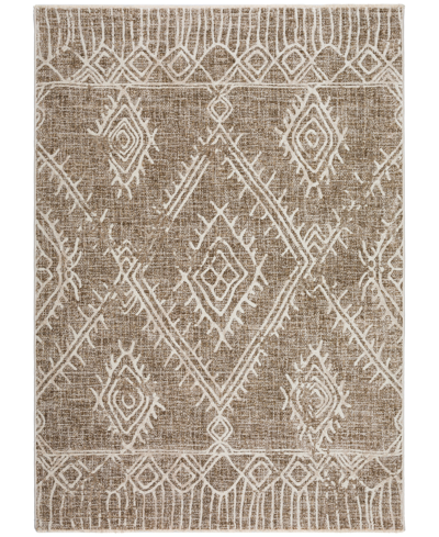 D Style Moises Mss1 7'10" X 10' Area Rug In Mocha