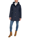 TOMMY HILFIGER WOMEN'S HOODED BUTTON-FRONT COAT, CREATED FOR MACY'S