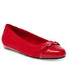 ANNE KLEIN WOMEN'S GEORGIA CAP TOE BALLET FLATS