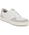 Naturalizer Murphy Womens Leather Lace Up Casual And Fashion Sneakers In Urban Mist/white Suede/leather