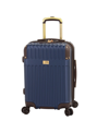 London Fog Brentwood Iii 20" Expandable Spinner Carry-on Hardside, Created For Macy's In Navy