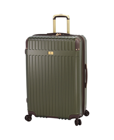 London Fog Brentwood Iii 20" Expandable Spinner Carry-on Hardside, Created For Macy's In Olive