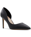 Aldo Brandie Stiletto Pump In Black Leather