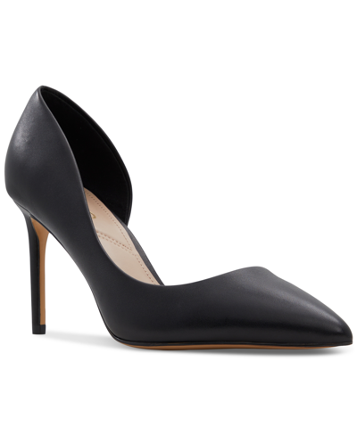 Aldo Women's Brandie Pointed-toe D'orsay Pumps In Black Leather