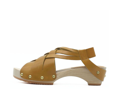 Jax And Bard Jewell Strappy Slingback Sandal In Goldenrod