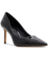 Aldo Stessy Pointed Toe Pump In Black Patent