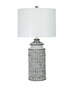 FANGIO LIGHTING 29" RESIN TABLE LAMP WITH DESIGNER SHADE