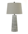 FANGIO LIGHTING 28" CASUAL RESIN TABLE LAMP WITH DESIGNER SHADE
