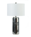 FANGIO LIGHTING 28" CERAMIC TABLE LAMP WITH DESIGNER SHADE