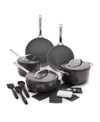 GREENPAN GP5 HARD ANODIZED HEALTHY CERAMIC NONSTICK 15-PIECE SET