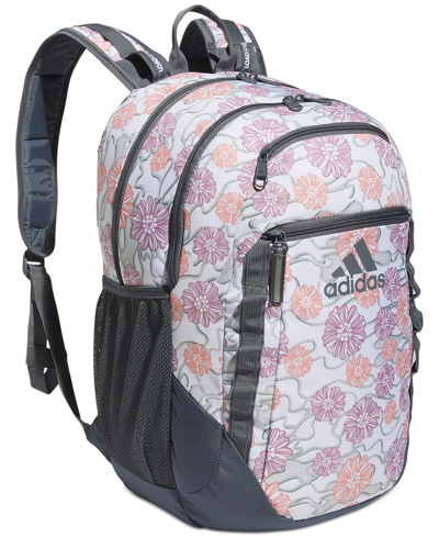 Adidas Originals Adidas Excel Backpack In Seed Camo Floral White