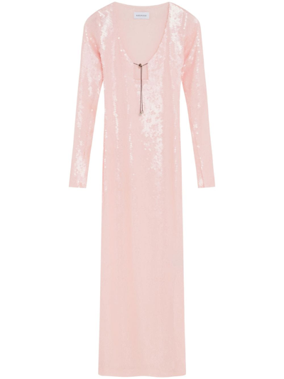 16arlington Solaria Sequin-embellished Dress In Pink