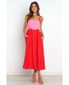 Shop Petal And Pup Women's Aliana Dress In Pink Splice