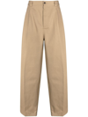 Maison Margiela X Pendleton Yoke-checked Trousers In Brown