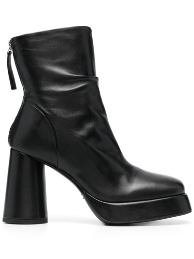 Halmanera Lara 90mm Ankle Boots In Black