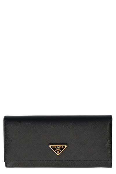 Prada Women's Large Saffiano Leather Wallet In Default Title