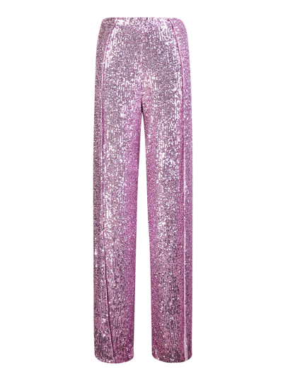 Tom Ford Sequin Wide-leg Trousers In Purple