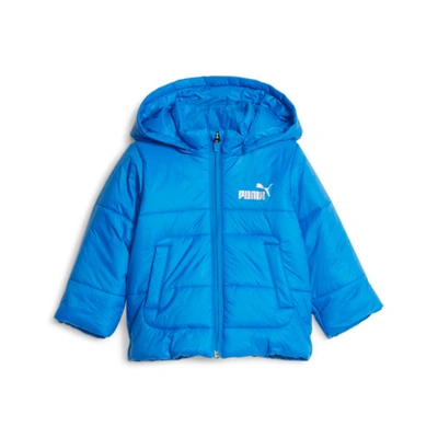 Puma Babies' Minicats Toddlers' Hooded Padded Jacket In Racing Blue