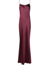 THE ANDAMANE SATIN MAXI DRESS - WOMEN'S - POLYESTER,T140130A19907776