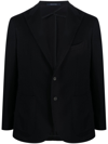 Tagliatore Tailored Jacket With Notched Lapels In Blue