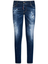 Dsquared2 Blue Denim Tidy Jeans In Blue