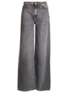 3x1 High-waist Wide-leg Jeans In Grey
