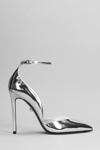 Alevì Camilla 110 Pumps In Silver Patent Leather In Silver