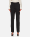 Polo Ralph Lauren Sydney Wool & Silk Tuxedo Trousers In Black