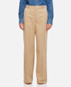 Polo Ralph Lauren Tailored Trousers With Pleated Front In Beige