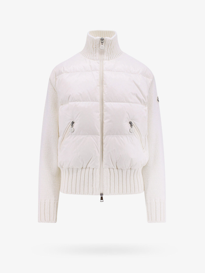 ジャケット MONCLER Woman Jacket White K10939B00006M1122 034 Moncler Woman Jacket Woman White Jackets | ModeSens