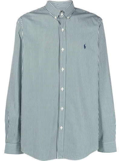 POLO RALPH LAUREN CTN STR POPELINE LONG SLEEVE SPORT SHIRT