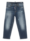 Dsquared2 Boston Logo-patch Jeans In Blue