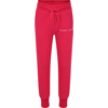LITTLE MARC JACOBS FUCHSIA TROUSERS FOR GIRL WITH LOGO