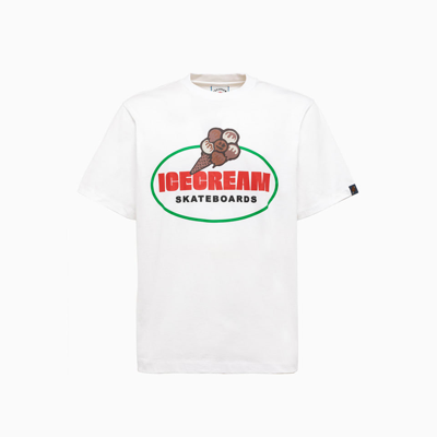 Icecream Mens White Gelato Logo-print Regular-fit Cotton-jersey T-shirt
