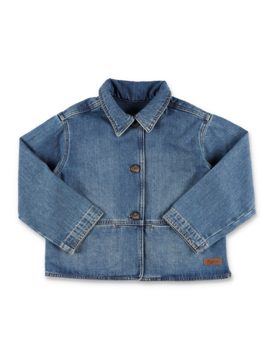 Bonpoint Kids' Clarity Denim Jacket In Blue