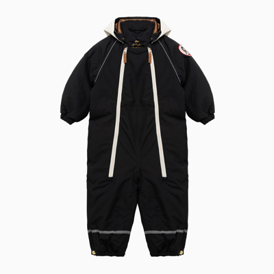 Mini Rodini Baby Ski Suit In Black