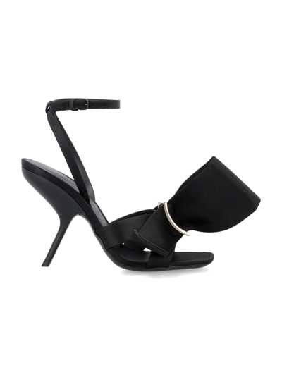 FERRAGAMO SANDAL WITH ASYMMETRIC BOW