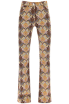 ETRO ETRO BOOTCUT JEANS WITH PAISLEY PATTERN