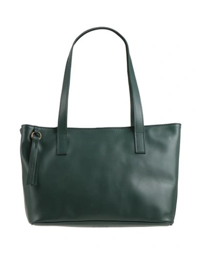 Corsia Woman Handbag Dark Green Size - Soft Leather