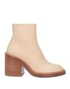Chloé Woman Ankle Boots Blush Size 6 Soft Leather In Pink