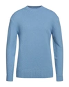 Stilosophy Man Sweater Light Blue Size Xxl Acrylic, Wool, Polyamide, Elastane