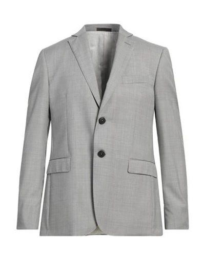 Lab. Pal Zileri Man Suit Jacket Light Grey Size 42 Wool In Grey