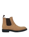 Barrett Man Ankle Boots Sand Size 10 Soft Leather In Beige