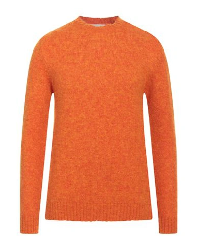 Diktat Man Sweater Orange Size Xxl Baby Alpaca Wool, Merino Wool, Polyamide, Elastane In Orange