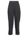 Tela Woman Pants Steel Grey Size 8 Viscose, Linen, Elastane